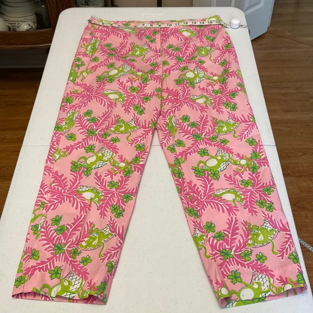 White label Lilly Pulitzer cropped pants size 10
